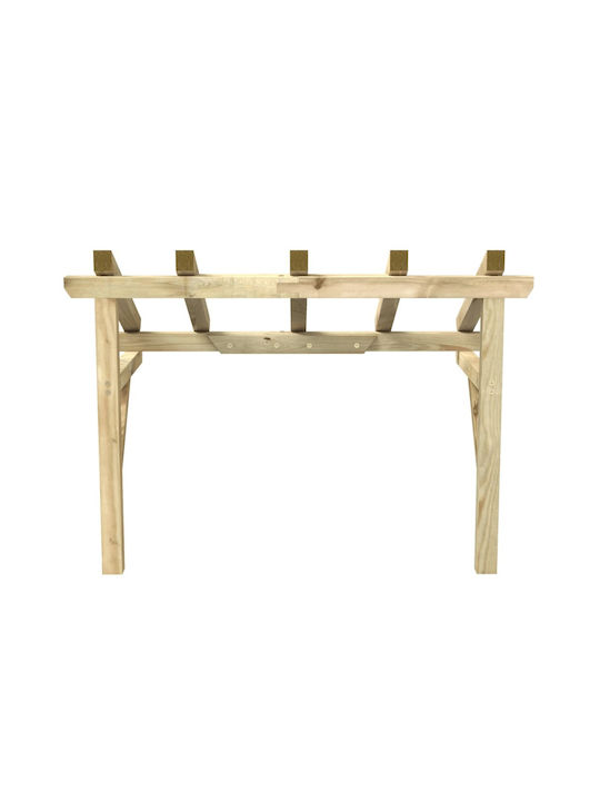 vidaXL Kapuzinerdach Massivholz aus Kiefer