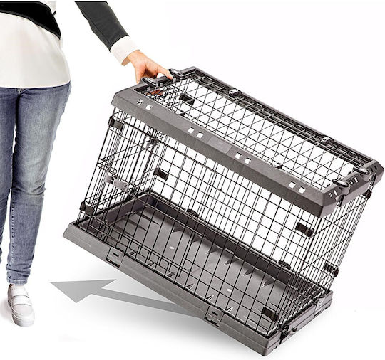 Ferplast Superior 105 Wire Dog Cage Medium Black 107x77x73.5cm