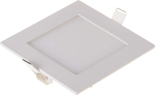 V-TAC Χωνευτό LED Panel 6W