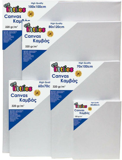 The Littlies Canvas White