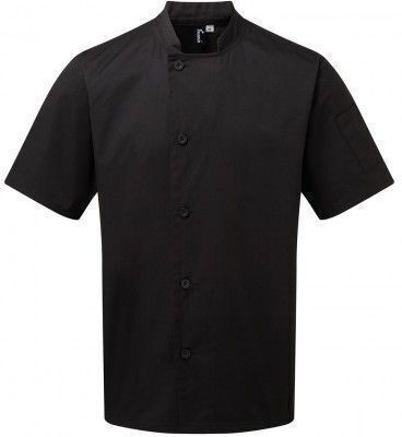 Σακάκι Σεφ Unisex Μαύρο με Κοντό Μανίκι PR900