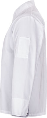 Clement Design Sfax Chef Long Sleeve Polycotton Jacket White