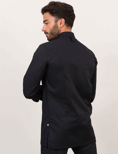 Le Nouveau Chef Coat Chef Black with Long Sleeve Dave
