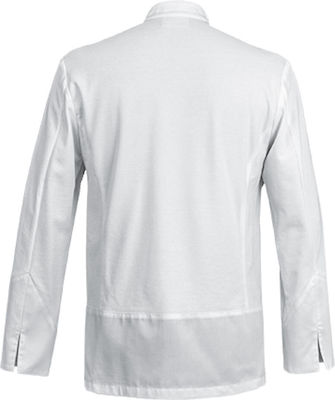 Clement Design C-One Chef Long Sleeve Polycotton Jacket White