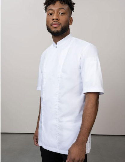 Le Nouveau Chef Coat Chef White with Short Sleeve Melvin