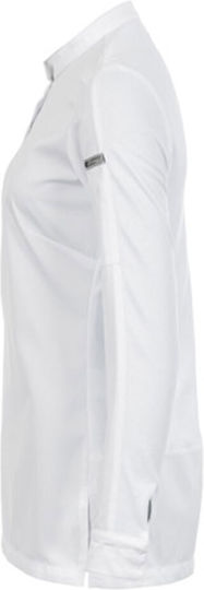 Clement Design Mantel Koch Damen Weiß mit Langärmelig Cocoon