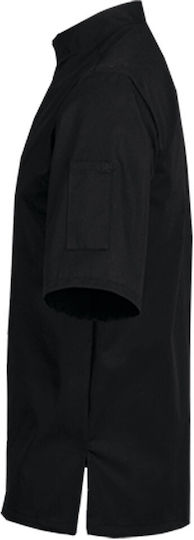 Clement Design Mantel Koch Unisex Schwarz mit Kurzärmelig Firenze