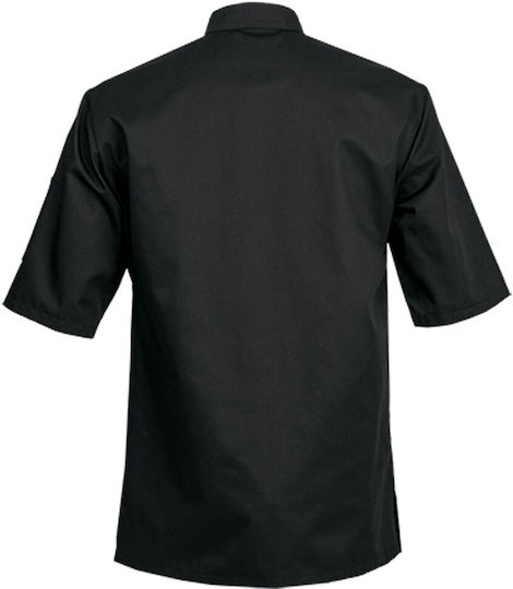 Clement Design Mantel Koch Unisex Schwarz mit Kurzärmelig Firenze