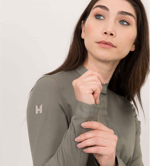 Le Nouveau Chef Coat Chef Unisex Khaki with Long Sleeve Julien
