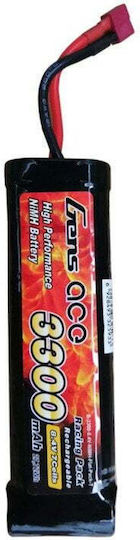 Gens Ace Flache Ni-MH Batterie 8.4V 3300mAh T-Stecker für RC-Fahrzeug 2 Stück