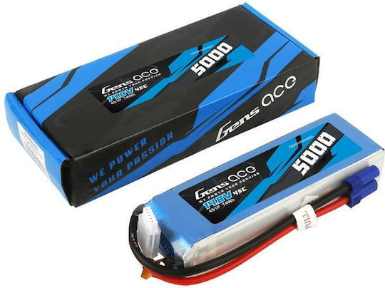 Gens Ace Ace Classic Батерия Li-Po 14.8V 5000mAh 45C 4S EC5 за RC превозно средство 2 броя