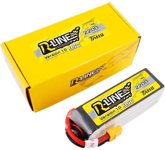 Tattu R-Line Μπαταρία Li-Po 18.5V 2200mAh 95C 5S XT60 για Drone 2τμχ