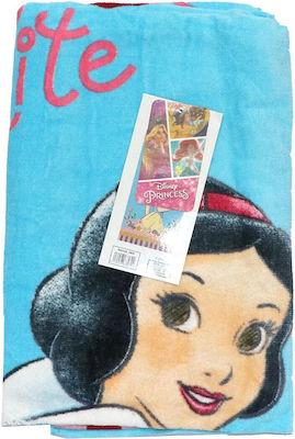 Stamion Snow White Kids Beach Towel Light Blue Disney Princess 140x70cm