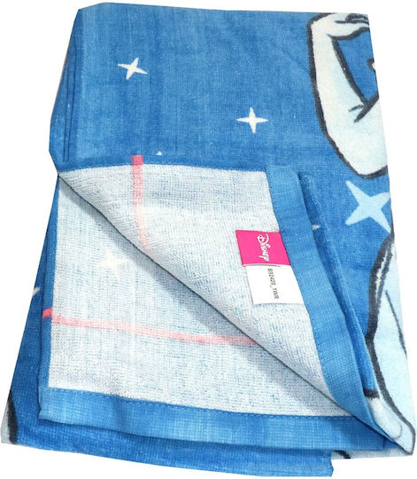 Stamion Cinderella Kinder-Strandtuch Hellblau Disney Prinzessin 140x70cm