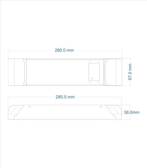 Cubalux Dimmable Τροφοδοτικό LED IP20 Ισχύος 150W με Τάση Εξόδου 24V