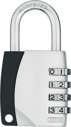 Abus Aluminum Padlock Brass Combination 40mm Silver 1pcs