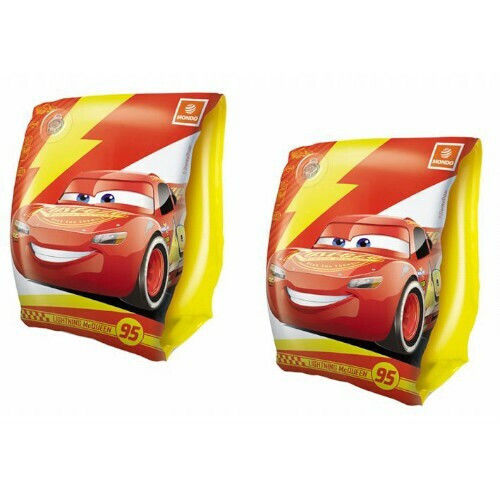 Mondo Swimming Armbands Made Of Vinyl Age 2-6 Years Cars 15x25cm Red