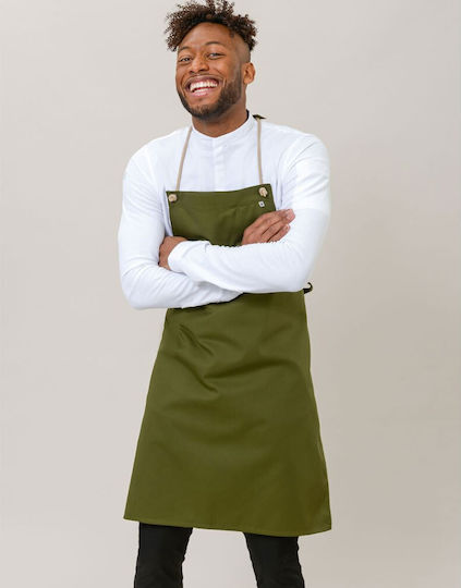 Le Nouveau Chef Ποδιά Chefkoch Ganzkörper Spanish Grün