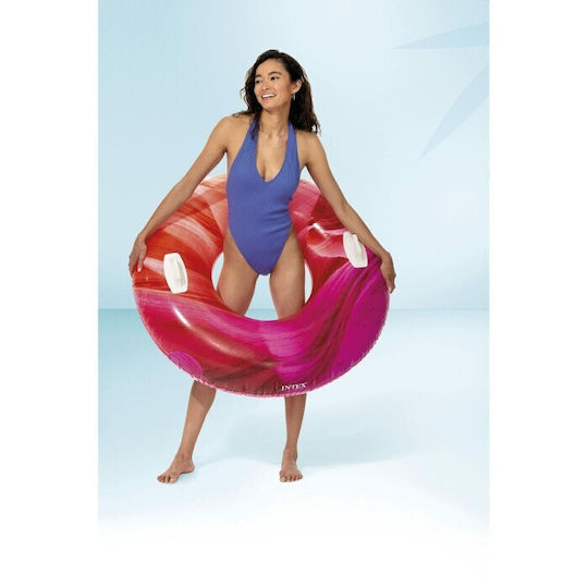 Intex Inel de Înot pentru Copii Waves of Nature cu Mânere și Diametru 114cm. de la 9 Ani (Diverse modele/culori)