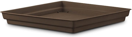 Atmosphera Natura / Tetra Square Plate Pot Spicy Brown 36x36cm