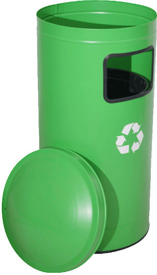 Molyto 40.10.095 Recycling Metallic Waste Bin 80lt Blue