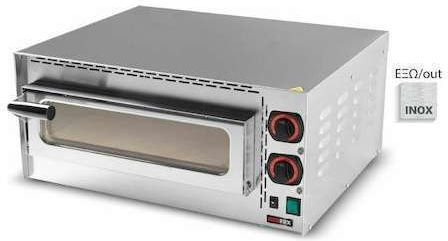 RM Gastro Електрически Печка за Пица Огнена тухла 2кВт 57.5x53.6x27.4см
