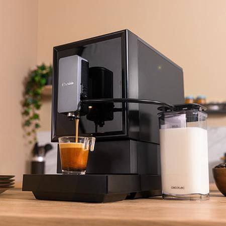 Cecotec Power Matic-ccino Cremma Automatic Espresso Coffee Machine 1470W Pressure 19bar for Cappuccino with Grinder Black 01627