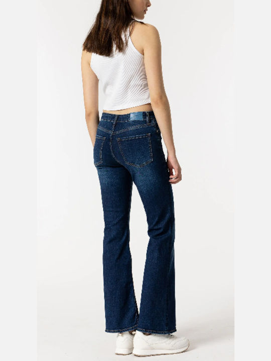 Γυναικείο Παντελόνι Jean Hight Waist, Boot Cut - TIFFOSI (Azul Indigo) 10048520-ZOE_30