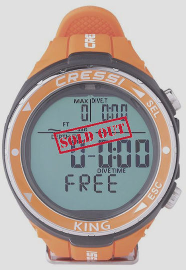 CressiSub Diving Watch King Orange