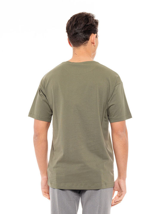 Biston T-shirt Bărbătesc cu Mânecă Scurtă Verde