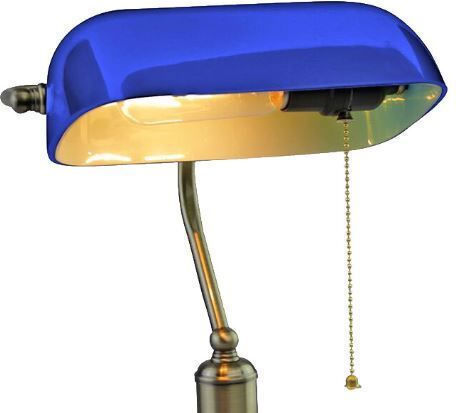 V-TAC Replacement Lampshade for Lighting Fixtures Vintage E27 Desk Glass Replacement Blue 3940