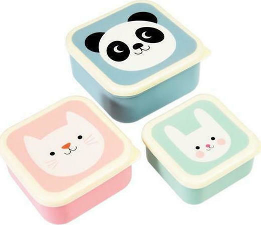 Rex London Plastic Kids' Lunch Set Multicolour