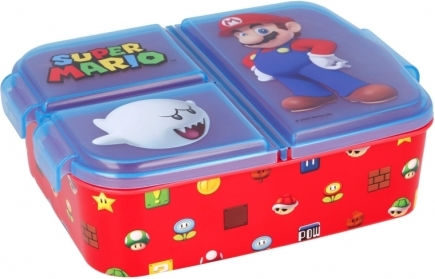 Stor Plastik Kinder Lebensmittelbehälter Rot 19.5 x 16.5 x 6.7cm