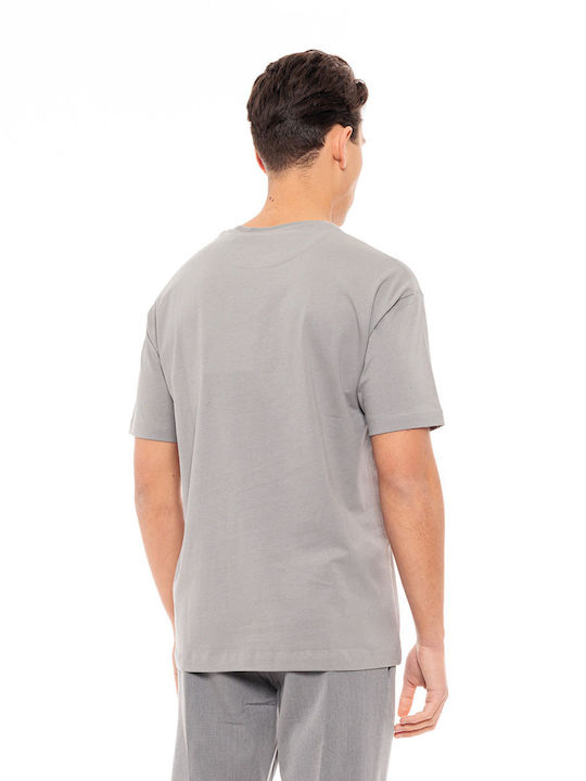 Biston Herren T-Shirt Kurzarm Gray