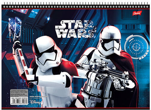 Salko Paper Μπλοκ Ζωγραφικής Star Wars A4 21x29.7cm 40 Φύλλα (Διάφορα Σχέδια)