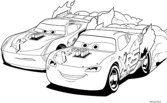 Διακάκης Μπλοκ Ζωγραφικής Cars C4 22.9x32.4cm 40 Φύλλα (Διάφορα Σχέδια)