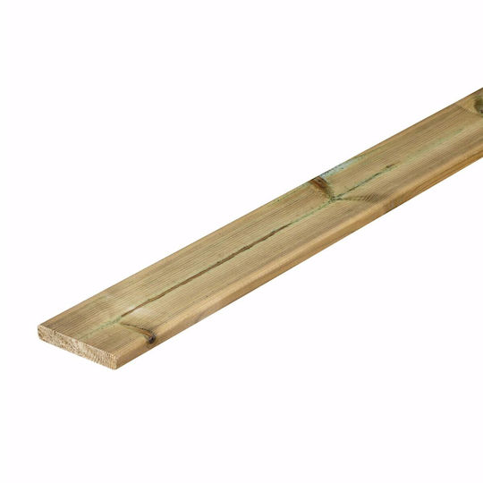 Showood Дъска за градински под от Дървο 400x7.5бр 1бр