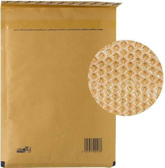 Envelope Bag Type with Bubble Wrap 1pcs in Brown Color