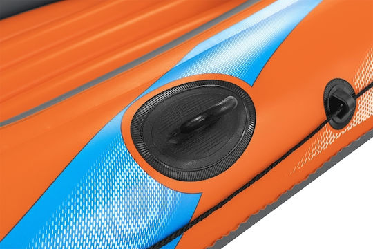 Bestway Inflatable Boat 3 People Orange with Oars & Pump 246x122cm