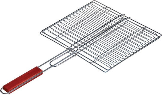 Lianos Διπλή Ανοξείδωτη Σχάρα Ψησίματος 40x33εκ.