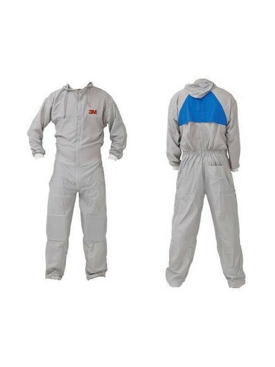 3M Work Coveralls Full Body Gray Multipurpose
