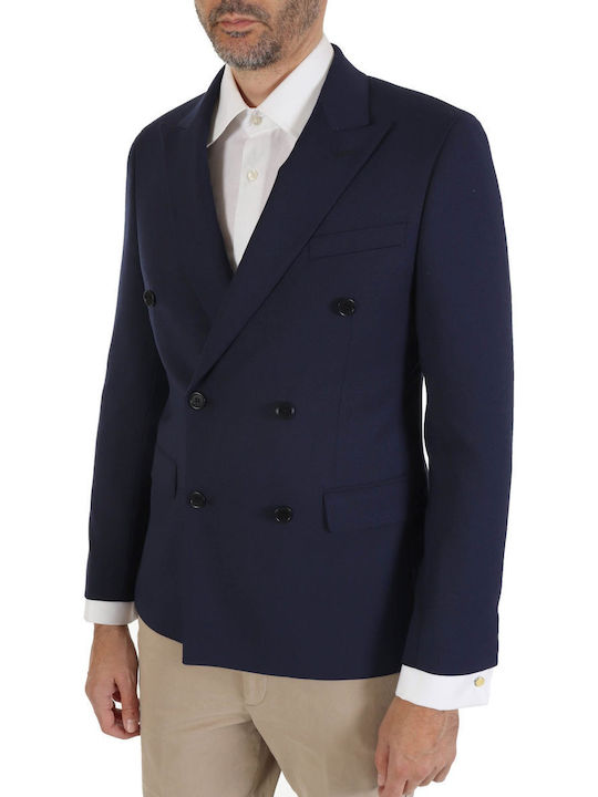 TOM FRANK JACKET MARGOTTO SUPER110S 2504TF BLUE