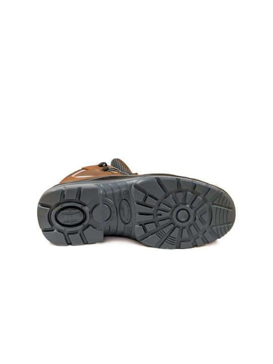 Talan Planet Cizme de Lucru Brown O2 cu Certificare SRC