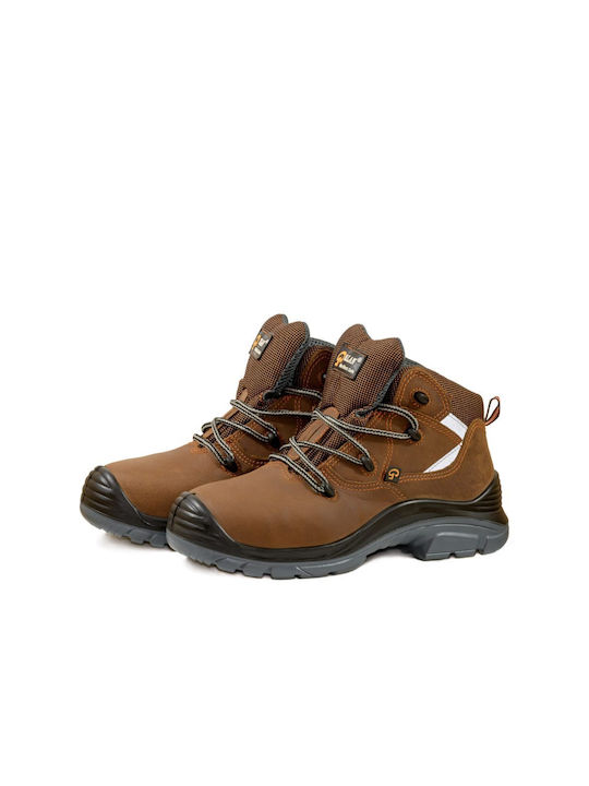 Talan Planet Boots Work Brown O2 with Certification SRC