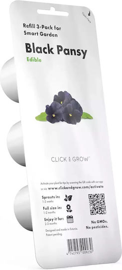 Click and Grow Σπόροι Πανσές Μαύρος 3τμχ