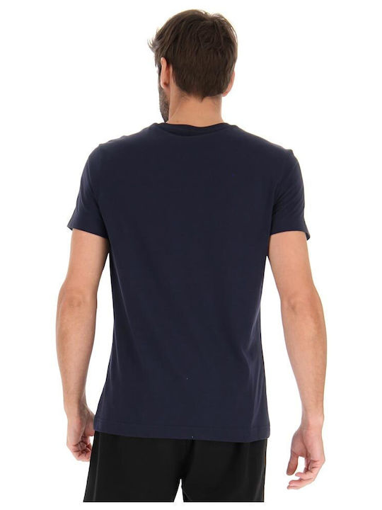 Lotto Ανδρικό T-shirt Navy Μπλε με Λογότυπο