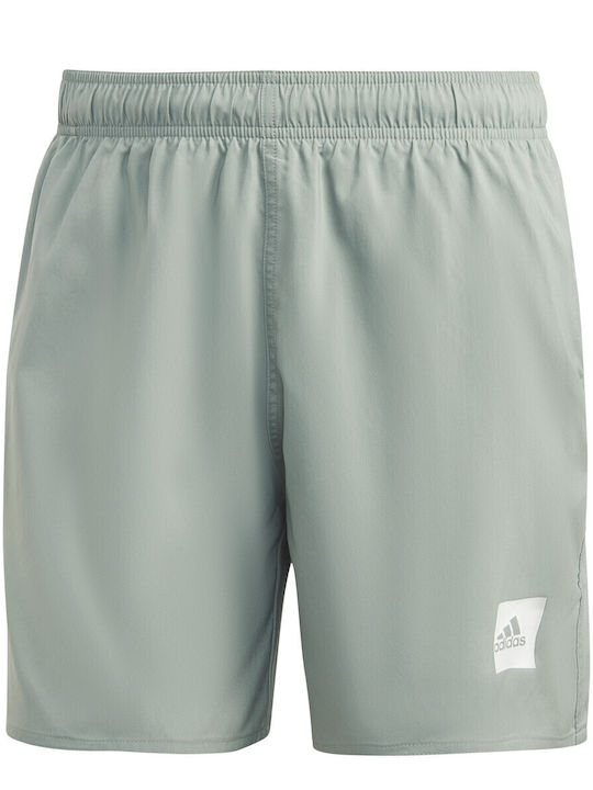 Solid Swim Men's Swimwear Shorts Khaki
