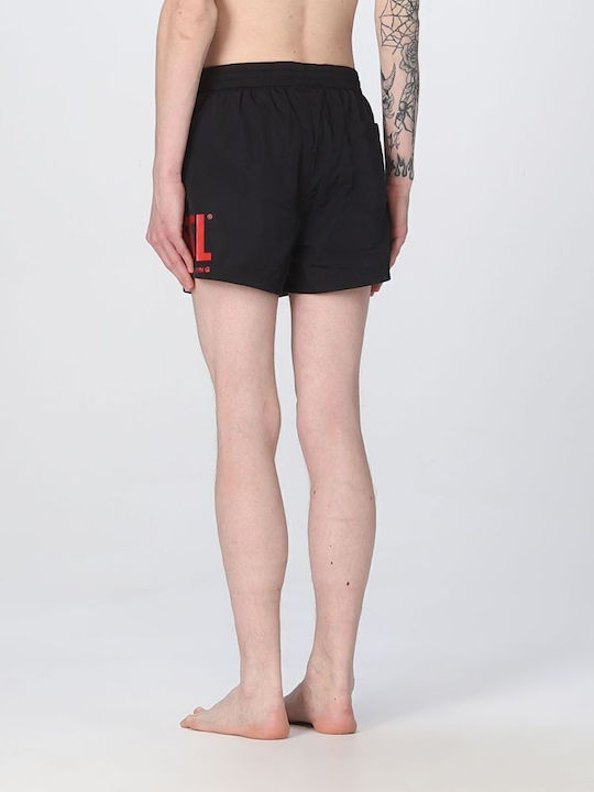 Mike Costume de baie bărbați Pantaloni scurți Negru
