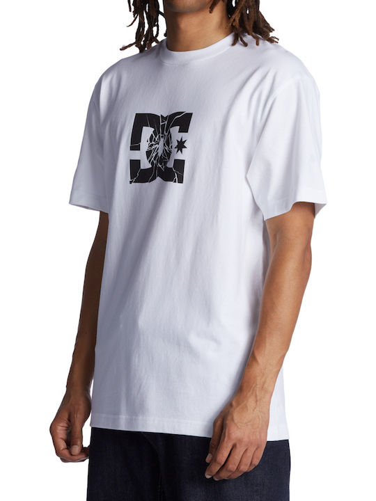 DC Shatter Men's Short Sleeve T-shirt White