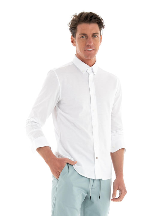 Hugo Boss Men's Shirt Long Sleeve Cotton White